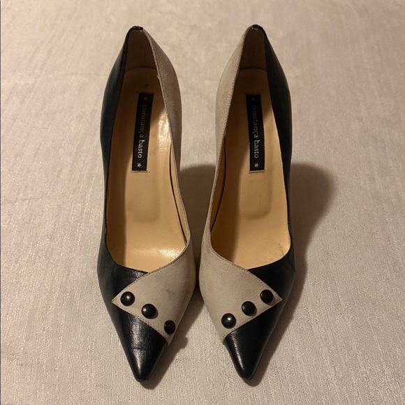 constança basto Shoes - Constança Basto Black and Cream Women Shoes